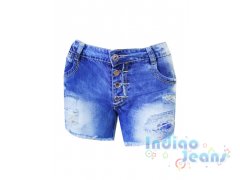 Стильные шорты на пуговицах, для девочек, арт. 580690.