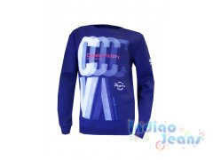 Синяя толстовка на байке, арт. К058335.