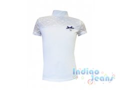 Стильная  белая блузка для девочек, арт. К701424.