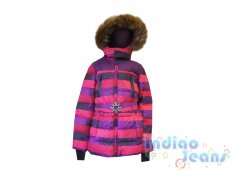 Теплая зимняя куртка для девочек, арт. В132-80.