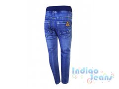 Утепленные брюки модной варки,  на мягкой резинке, арт. М13604.