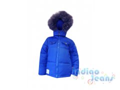 Модная зимняя синяя куртка для мальчиков Top Klaer, арт. К0213-33.
