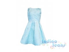 Элегантное голубое  платье для девочек,арт. SM701714.