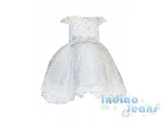 Пышное бальное платье с серебряной вышивкой, арт. GL1324964C/I00.