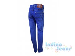 Стильные зауженные джинсы  для мальчиков, арт. 2352M-B.