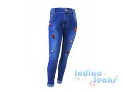 Ультрамодные джинсы-бойфренды для девочек, арт. I34200.