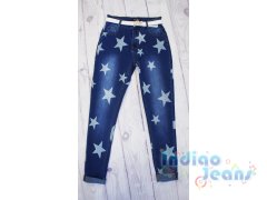 Стильные джинсы-бойфренды для девочек,арт. I32917.