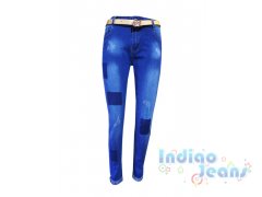 Ультрамодные  джинсы-бойфренды для девочек,арт. I34201.