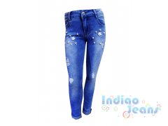 Стильные джинсы для девочек, арт. I34192.