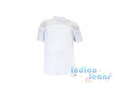 Белая блузка для полных девочек, арт. K701285.