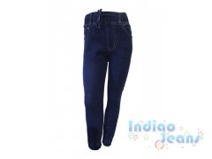 Стильные джинсы с резинками снизу, для мальчиков, арт. XN13724.