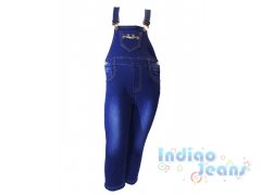 Утепленный полукомбинезон для девочек, арт. I33512.