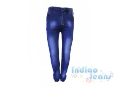 Стильные джинсы с резинками снизу, арт. XN1611.