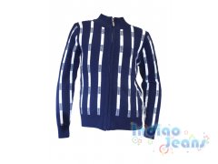 Теплая кофта на молнии для мальчиков, арт. 8136М.