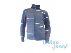 Серый кардиган на молнии для мальчиков, арт. 9611S.