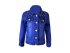 Джинсовая куртка с жемчугом и стразами, арт. I33755-8.