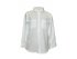 Шифоновая молочная блузка для школы, арт. S459.