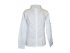 Белая блузка с кружевной отделкой на воротнике и с пышными рукавами арт. 2160.