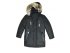 Зимняя черная куртка с натуральным мехом,для мальчиков, арт. LD-863.