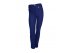 Синие прямые брюки  для девочек, арт. А17069-1.
