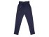Синие школьные брюки на резинке, для девочек, арт. А200052.