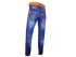 Ультрамодные зауженные джинсы-стрейч, арт. I8372.