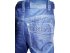 Синие утепленные джинсы модной варки, арт. М7295.