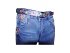 Стильные зауженные джинсы для девочек, арт. I8748.