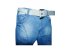 Светлые джинсы для мальчиков, ремень в комплекте, арт. М7082.