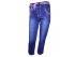 Яркие утепленные джинсы для девочек, арт. I30077.