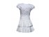 Белое нарядное платье с кружевной отделкой, арт. 200477.