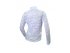 Гипюровая блузка с длинным рукавом, подклад - сеточка, арт.599837.
