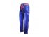 Синие джинсы на резинке с модным принтом сзади, арт. М12720.