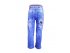 Ультрамодные рваные джинсы с нашивками, для мальчиков, арт. М12773.