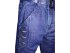 Модные джинсы с клепками для мальчиков, ремень в комплекте, арт. М7567.