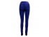 Синие брюки-стрейч на мягкой резинке,  для девочек, арт. А14633.