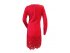 Элегантное красное платье с кружевами, арт. 700739.