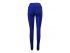 Плотнооблегающие синие брюки-стрейч,  для девочек, арт. I33609.