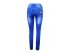 Зауженные синие джинсы-стрейч для девочек, арт. I33255.