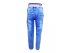 Голубые джинсы-стрейч для мальчиков, пояс на резинке, арт. М12800.