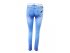 Голубые джинсы для девочек, ремень в комплекте, арт. 60435-А.