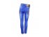 Голубые джинсы для девочек, с вышивкой на задних карманах, арт. I32426.