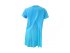 Голубая блузка со вставкой-сеткой сзади, арт. 701012.