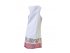 Ультрамодный белый сарафан с сеткой снизу, арт. 700995.