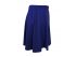 Синяя расклешенная школьная юбка на резинке , арт. К701597-1.
