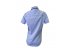 Приталенная рубашка в синюю крапинку, с коротким рукавом, арт. К800650-1.