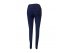 Синие утепленные брюки на резинке, для девочек, арт. A17025-1.