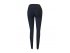 Черные утепленные брюки на резинке, для девочек, арт. A17048-1.