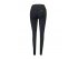 Черные утепленные брюки на резинке, для девочек, арт. A17014-1.