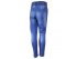 Стильные джинсы-момы с жемчугом, для девочек, арт. I34541.